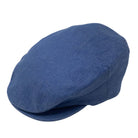 Vintage blue linen cap