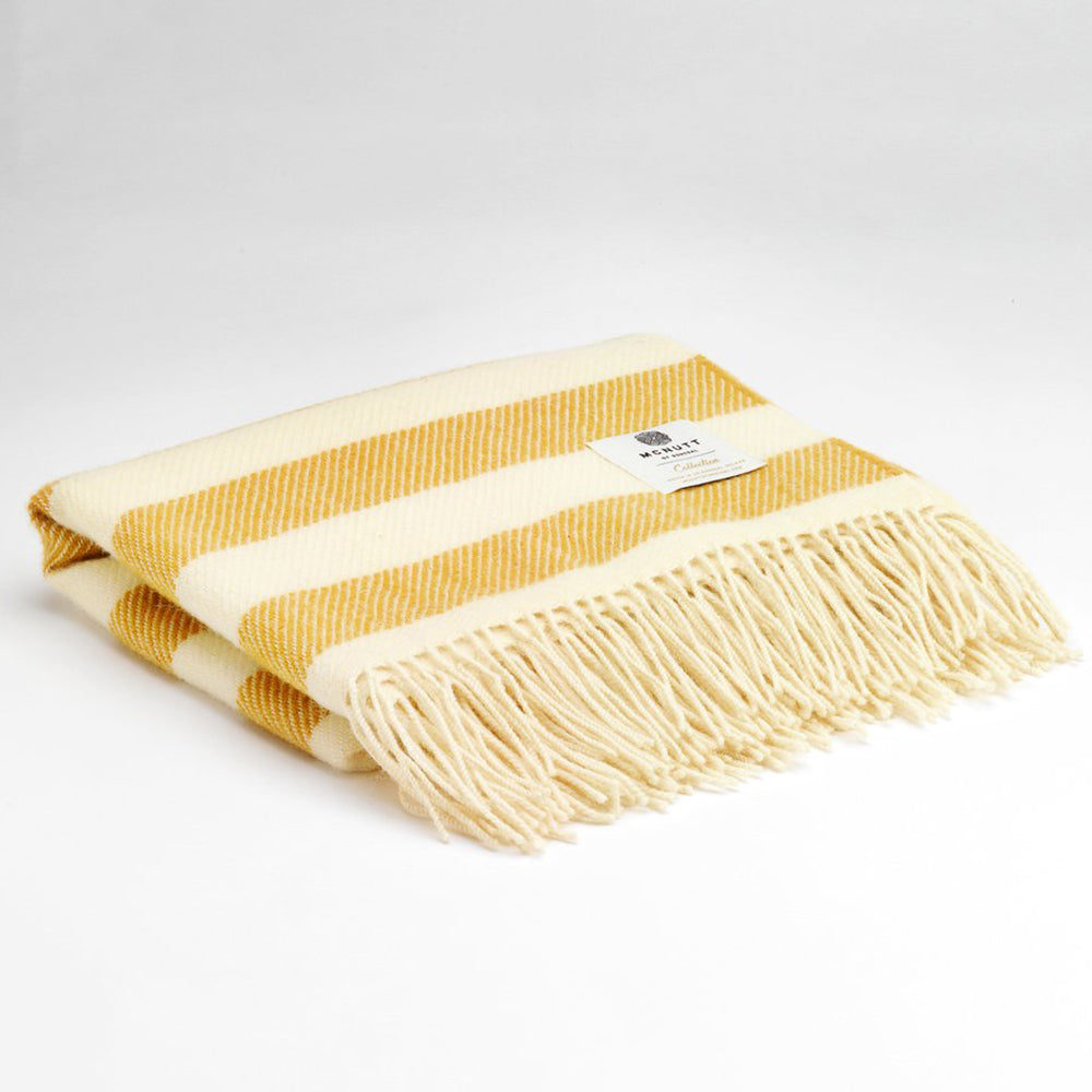 Children's wool blanket in gold