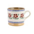 Old Rose floral mug