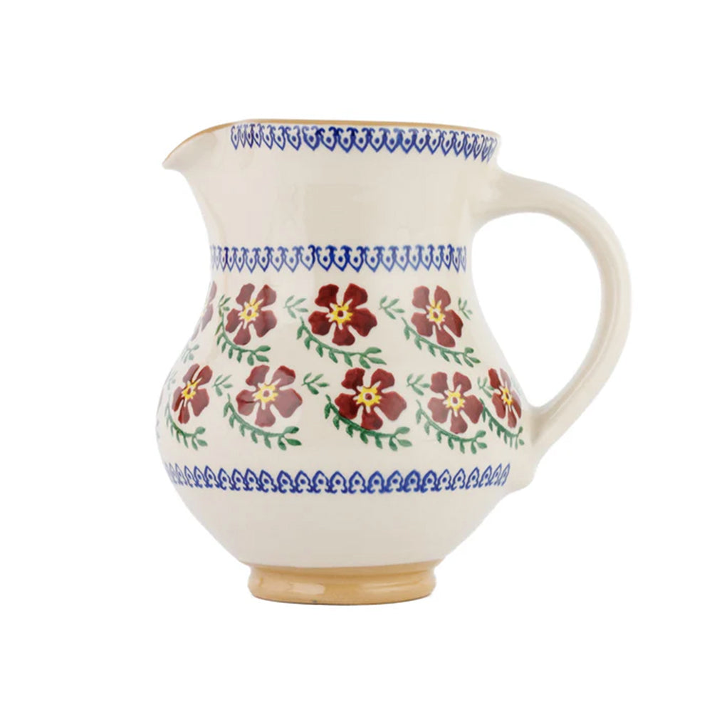 Old Rose floral medium jug