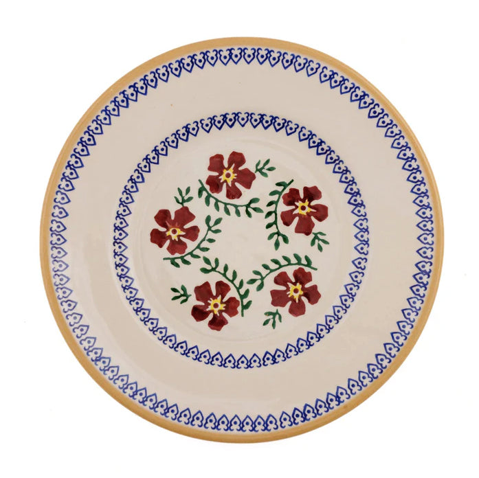 IDH Old Rose side plate with floral design