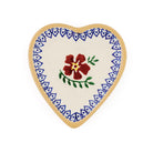 IDH Old Rose heart-shaped plate with floral design