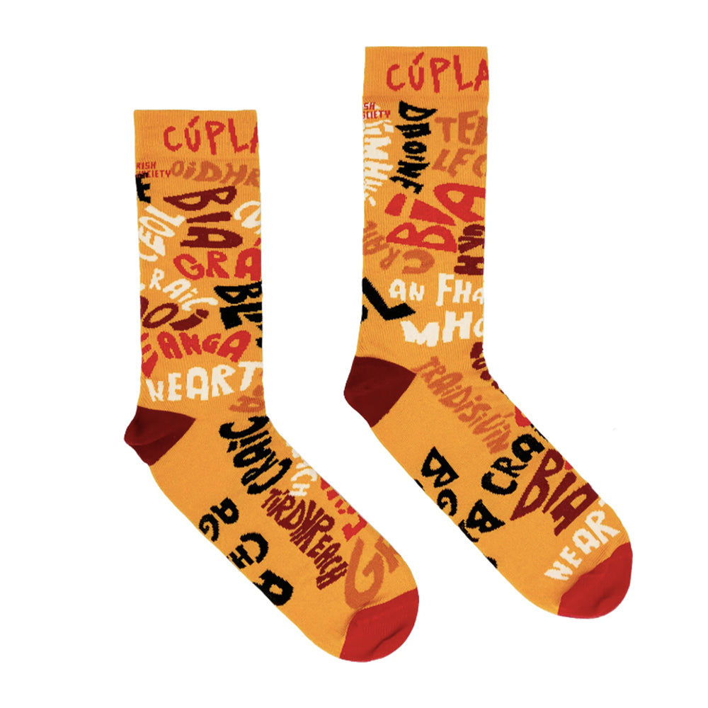 fun colourful 100% cotton irish socks 