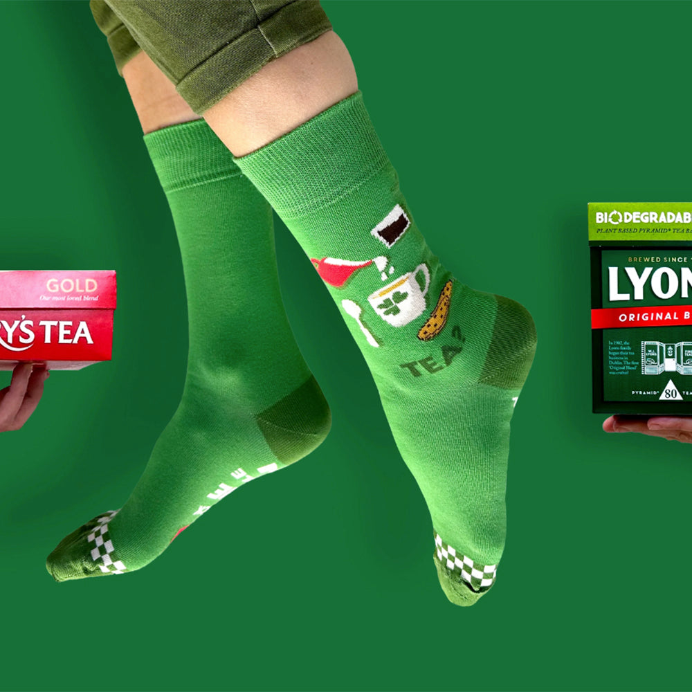 fun colourful 100% cotton irish socks 