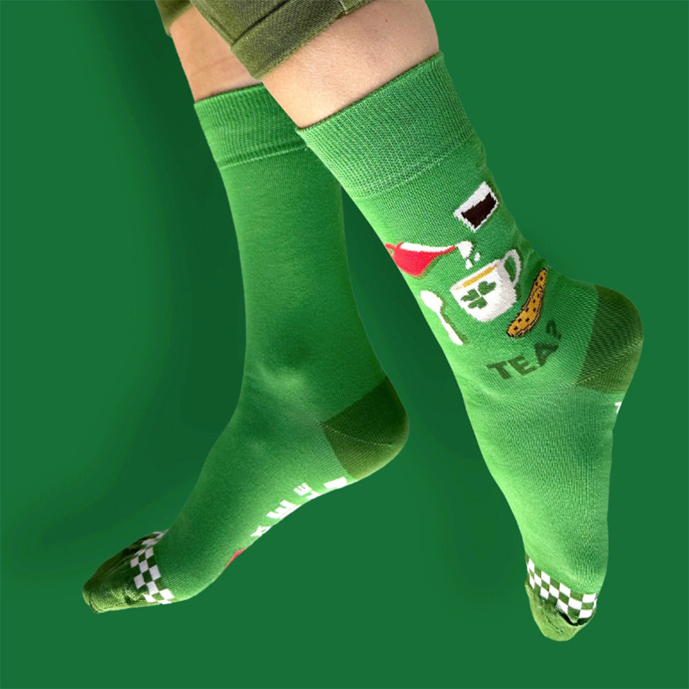 fun colourful 100% cotton irish socks 