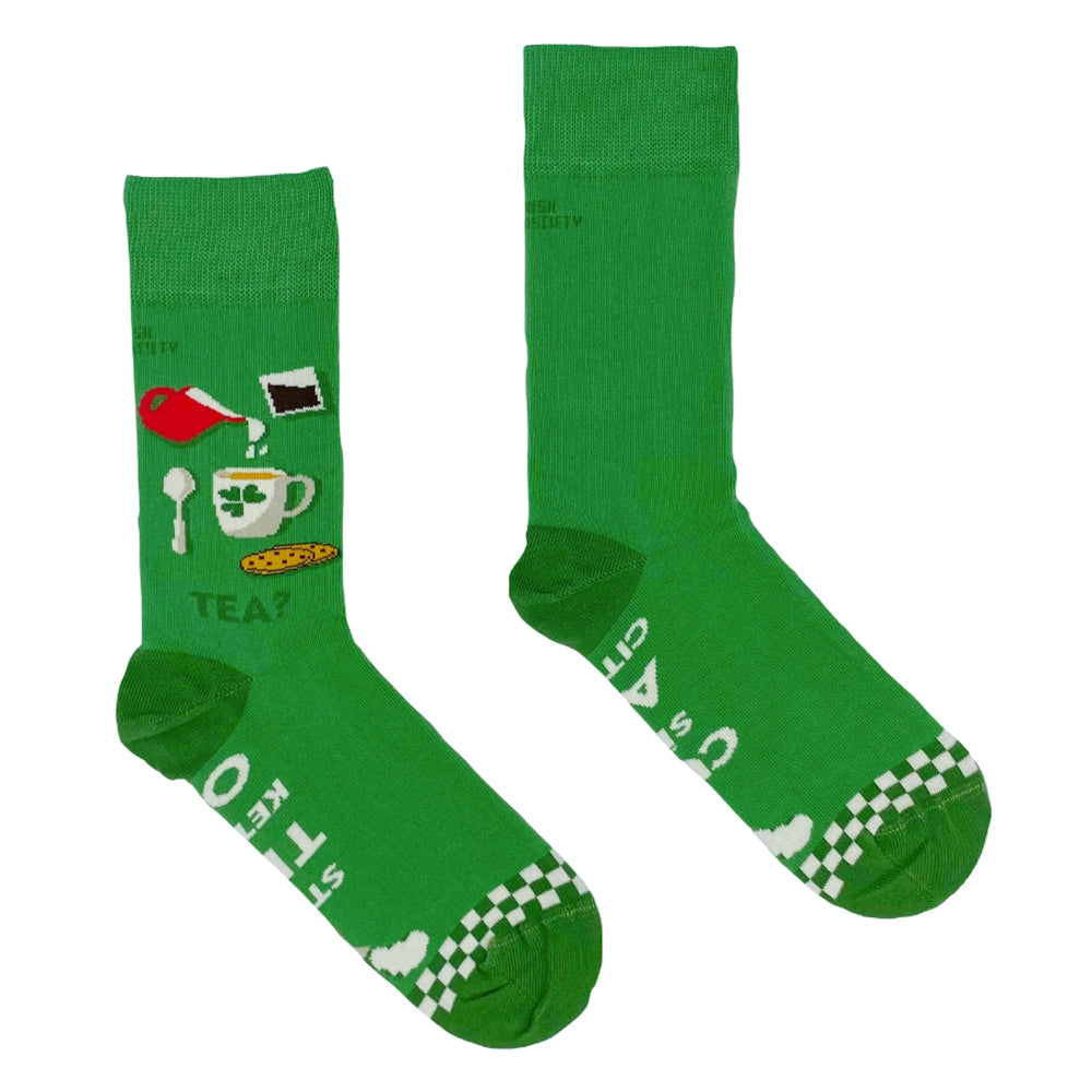 fun colourful 100% cotton irish socks 