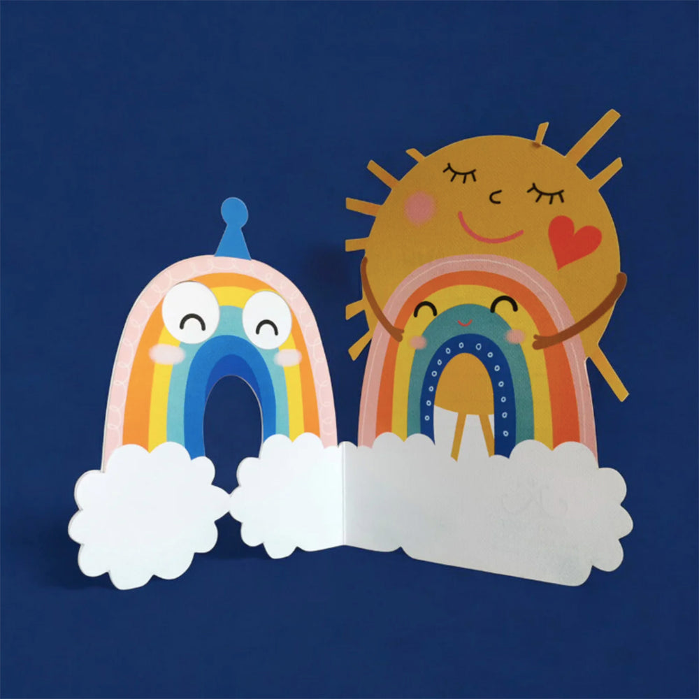 ALLJOY rainbow and sun card