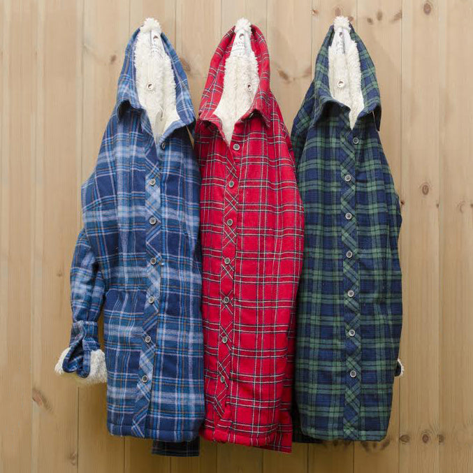 Fleece Lined Check Canadian Cottage Shirt