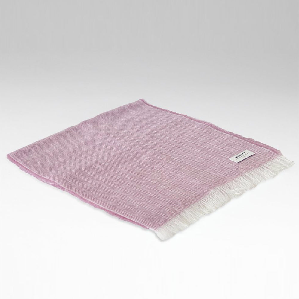 Linen Scarf in Pale Pink 