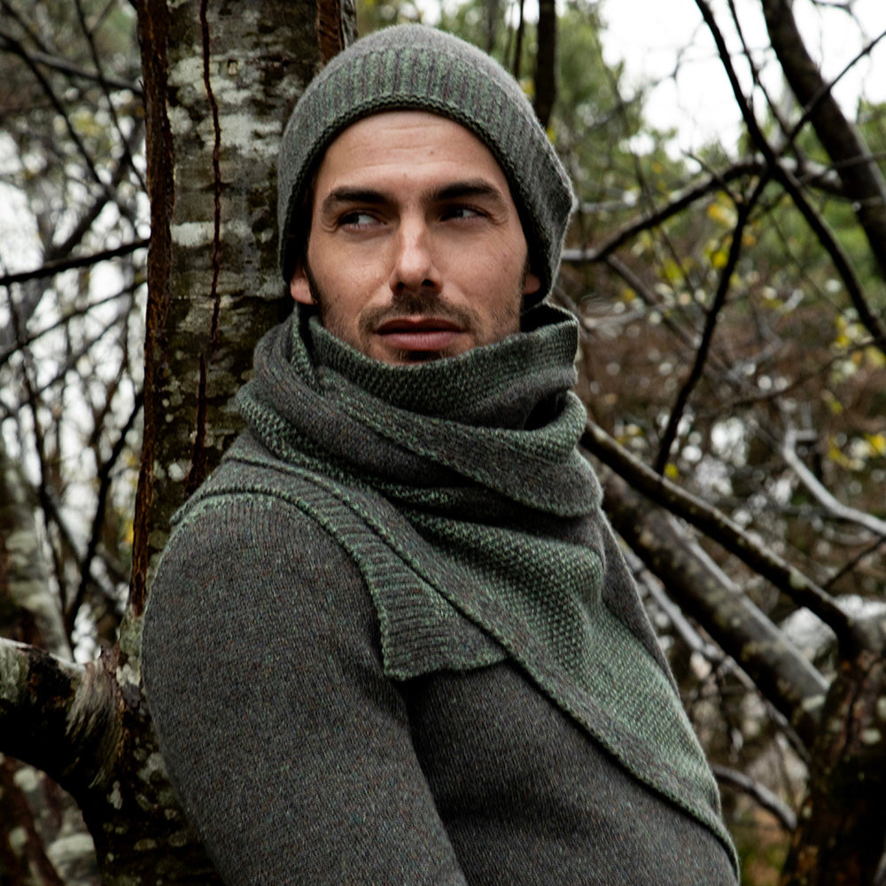 Plated Seed Stitch Scarf 