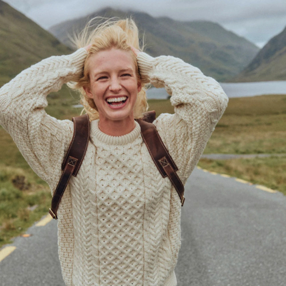 Traditional Irish Aran Sweater