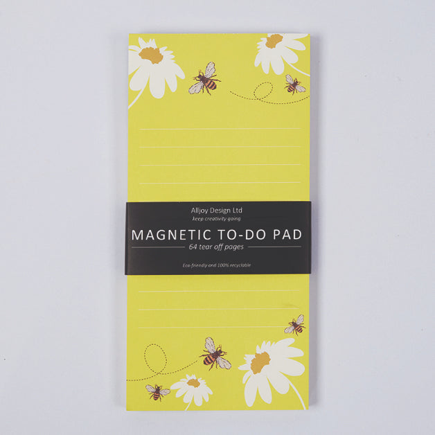 Alljoy To-Do Pad with Bee & Daisy Design