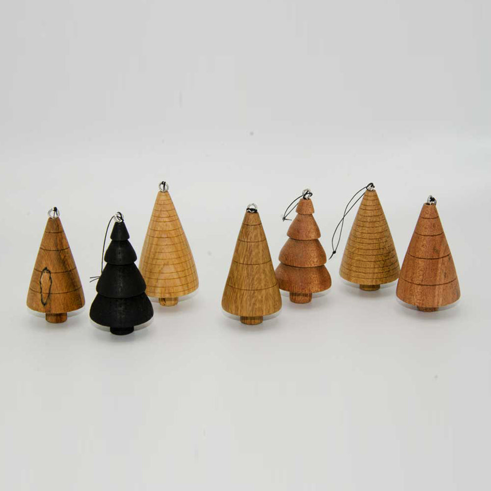 Wooden Christmas Tree Decorations