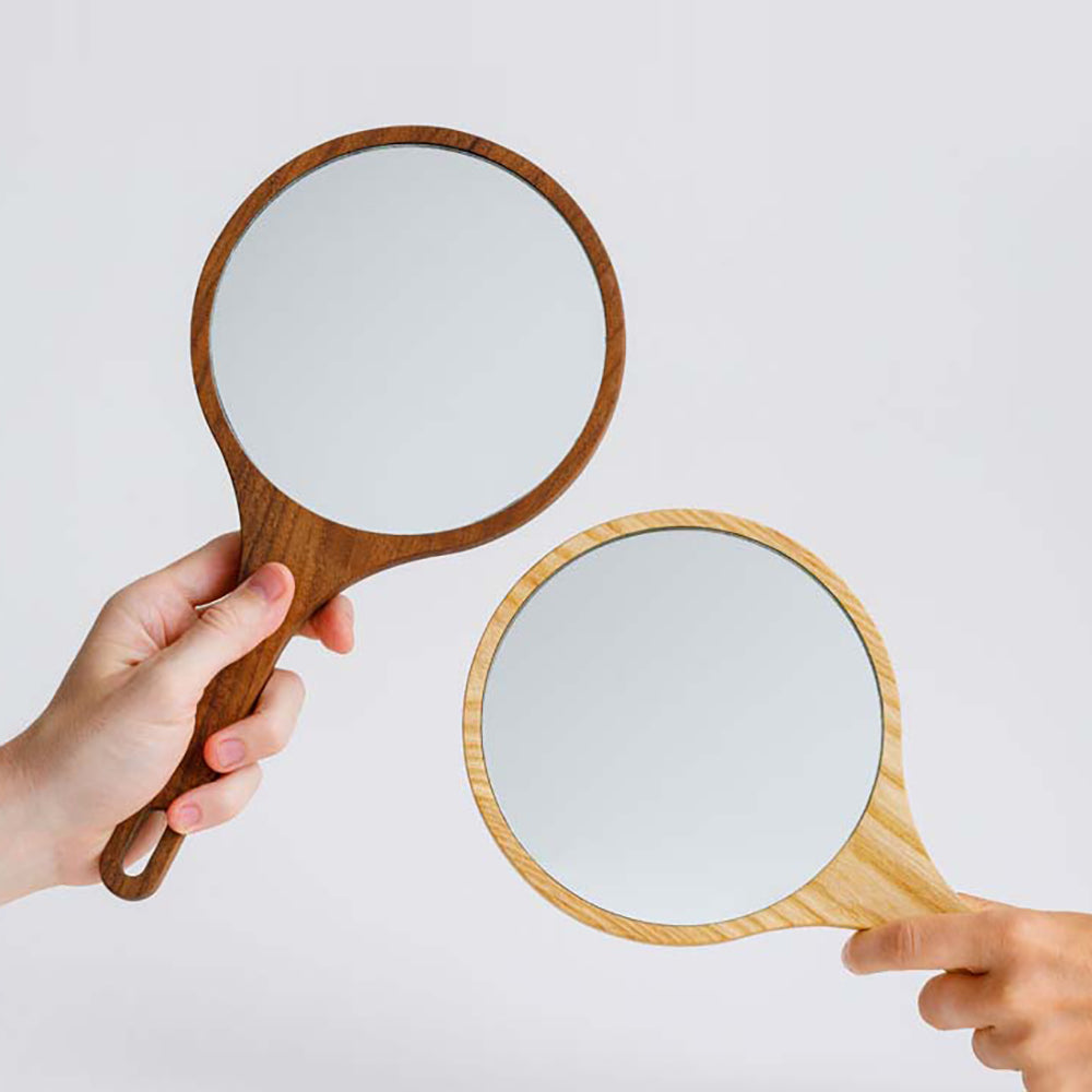 Wooden Hand Mirror