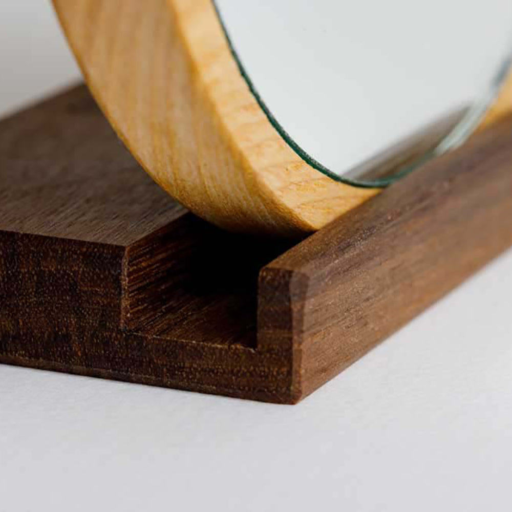 Wooden Hand Mirror