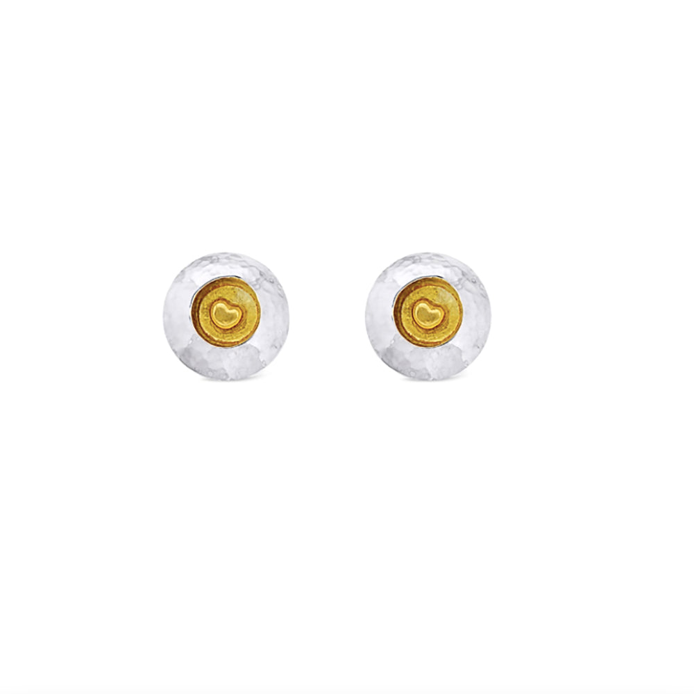 Garrett Mallon Irish Heart Stud Earrings
