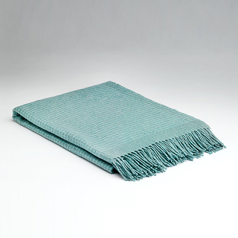 irish lambswool and cashmere blanket alpine spring