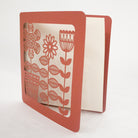 Cut-out floral card design, detail of CutOutCard2