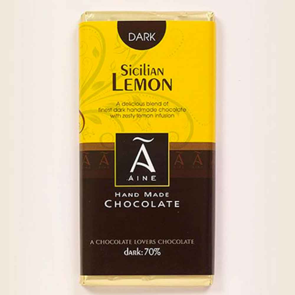 dark lemon Irish handmade candy bar