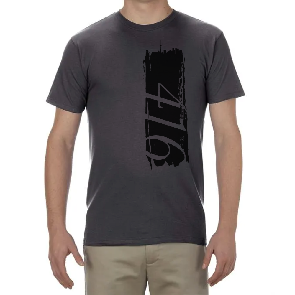IDH Grey T-Shirt with 416 Graphic