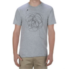 Grey IDH T-Shirt with abstract line design