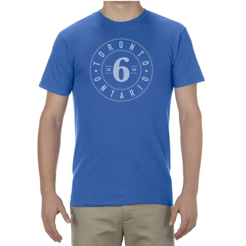 Blue The 6ix Toronto T-shirt