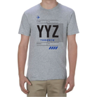Grey YYZ Toronto T-Shirt