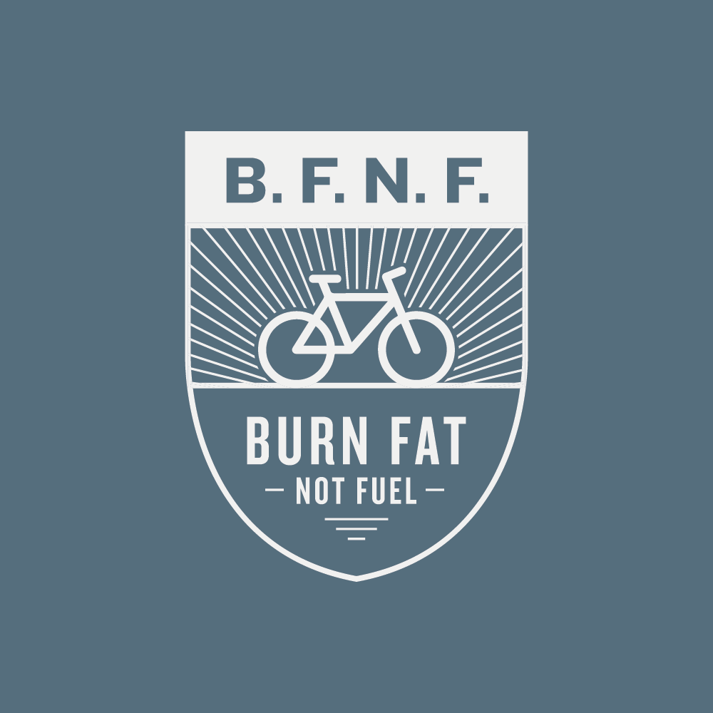 Burn Fat Not Fuel bike logo