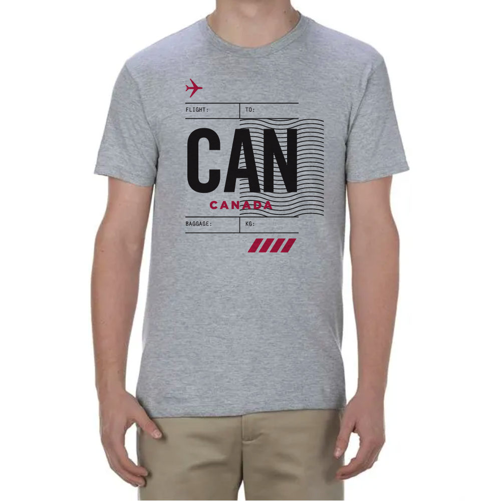Gray IDH Flight CAN Canada T-shirt