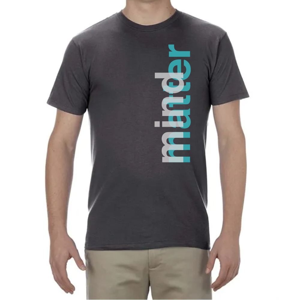 Minder vertical text design