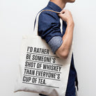 IDH Whiskey Tote bag with whiskey quote