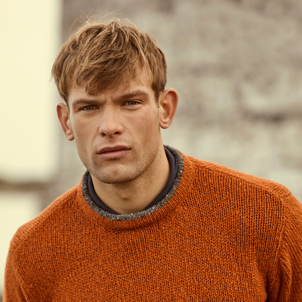 Handmade Irish Wool Cashmere Sweater 