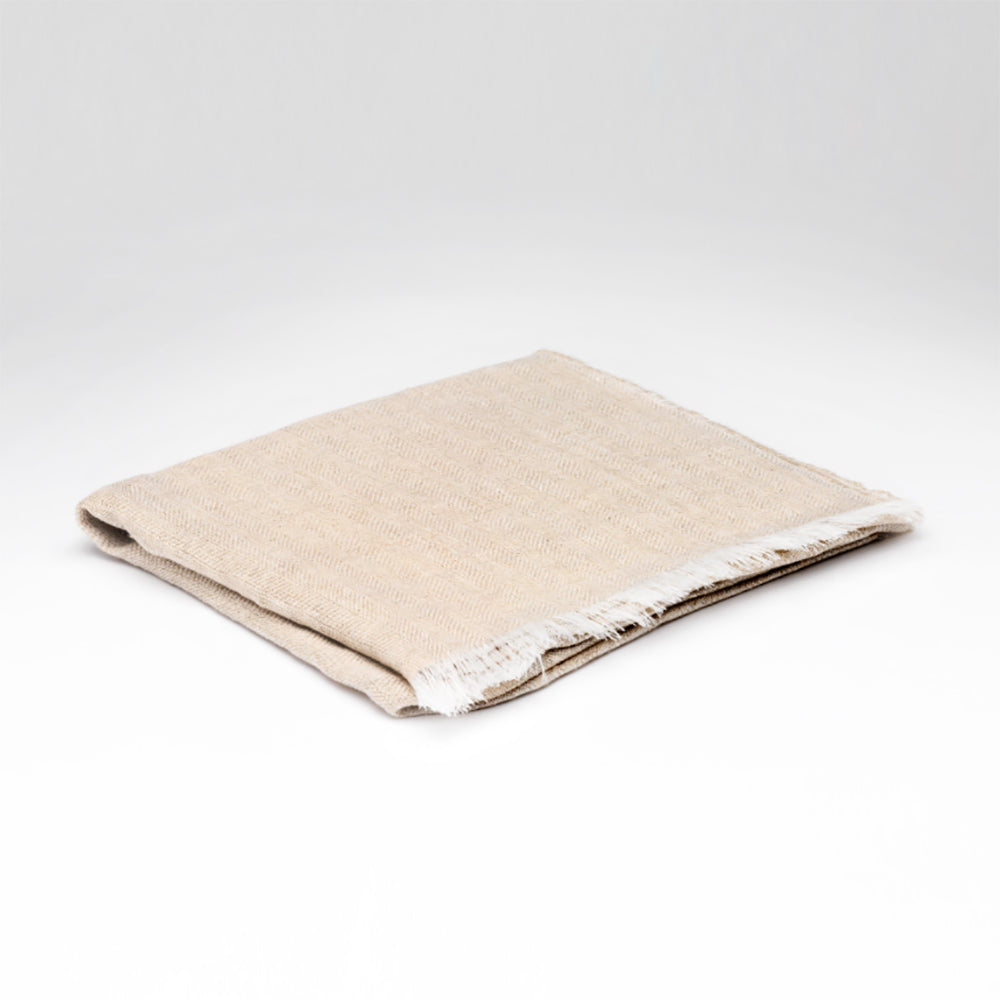 Oatmeal Irish Linen Pashmine