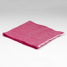 Irish Linen Scarf in Fuchsia Pink 