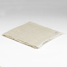 Irish Linen Scarf in Oatmeal 