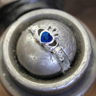 September Birthstone Claddagh Ring 