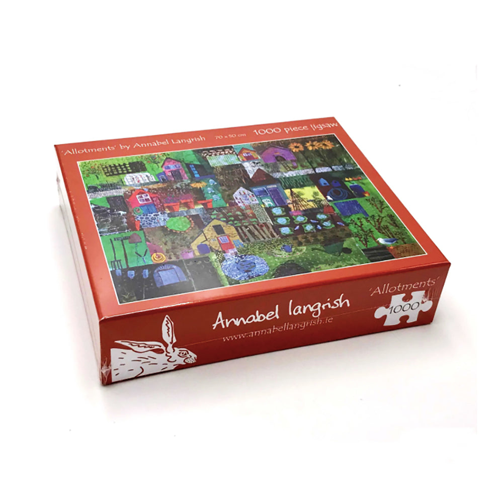 Square Allotment Jigsaw Puzzle by Annabel Langrish