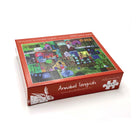 Square Allotment Jigsaw Puzzle by Annabel Langrish
