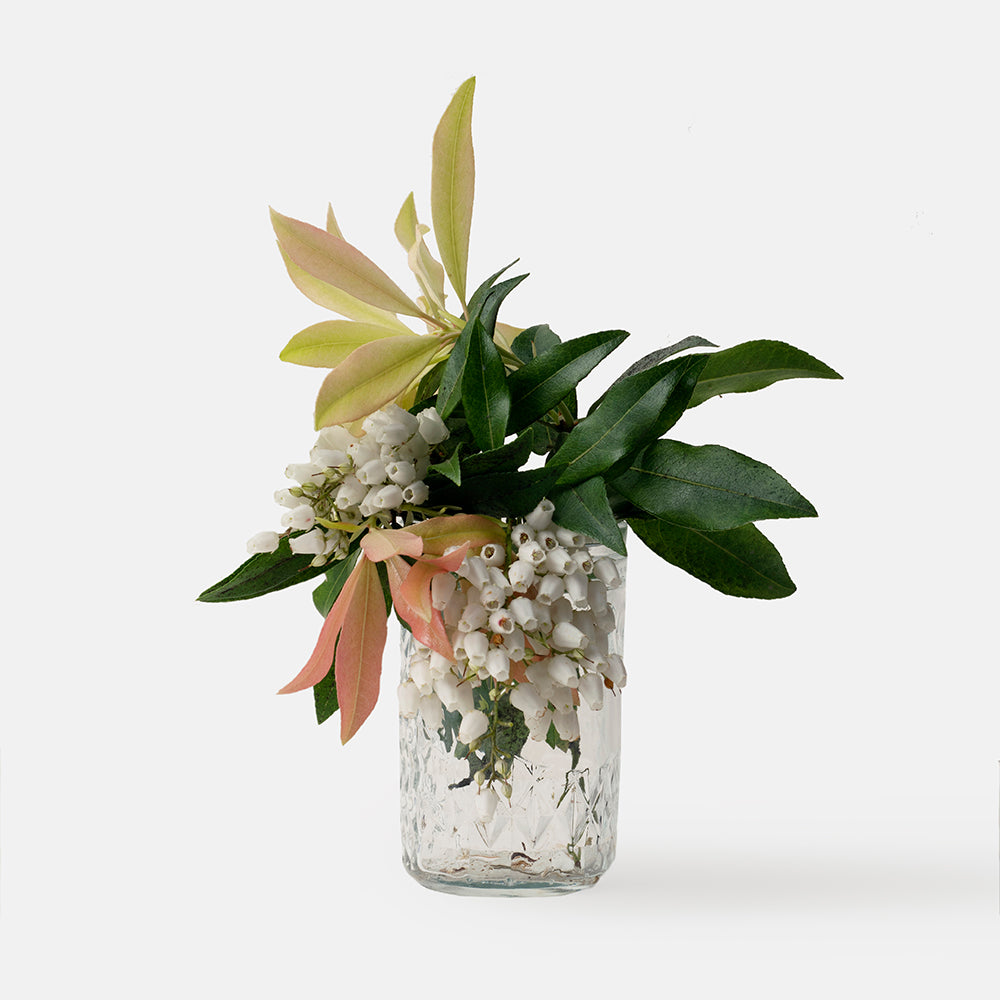 Jam jar floral arrangement