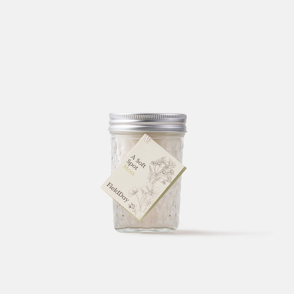 Irish Made Jam Jar Moss Candle