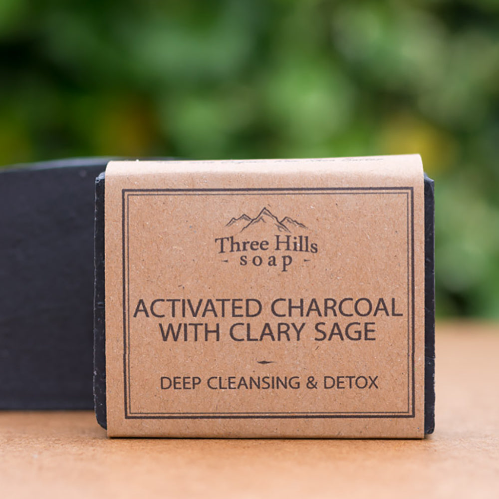 Irish Made Natural Activated Charcaol Scent Soap