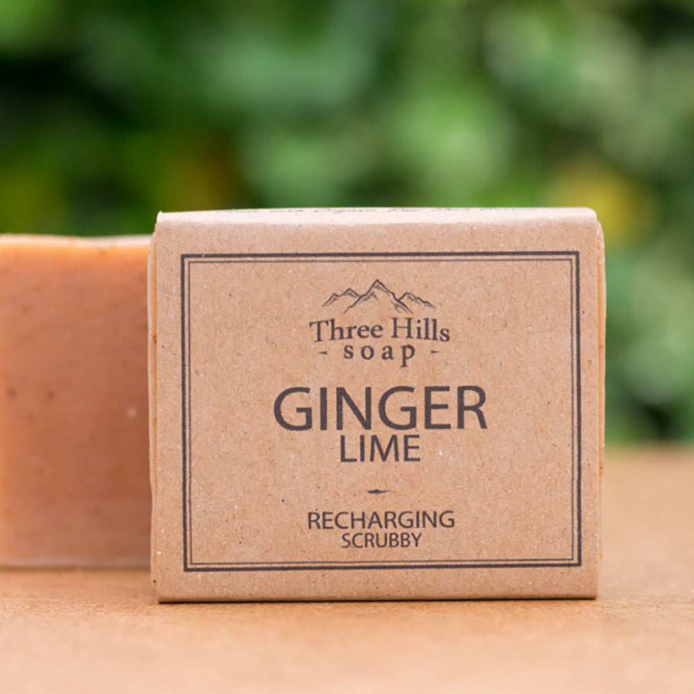 Irish Made Natural Ginger Lime Scent Soap