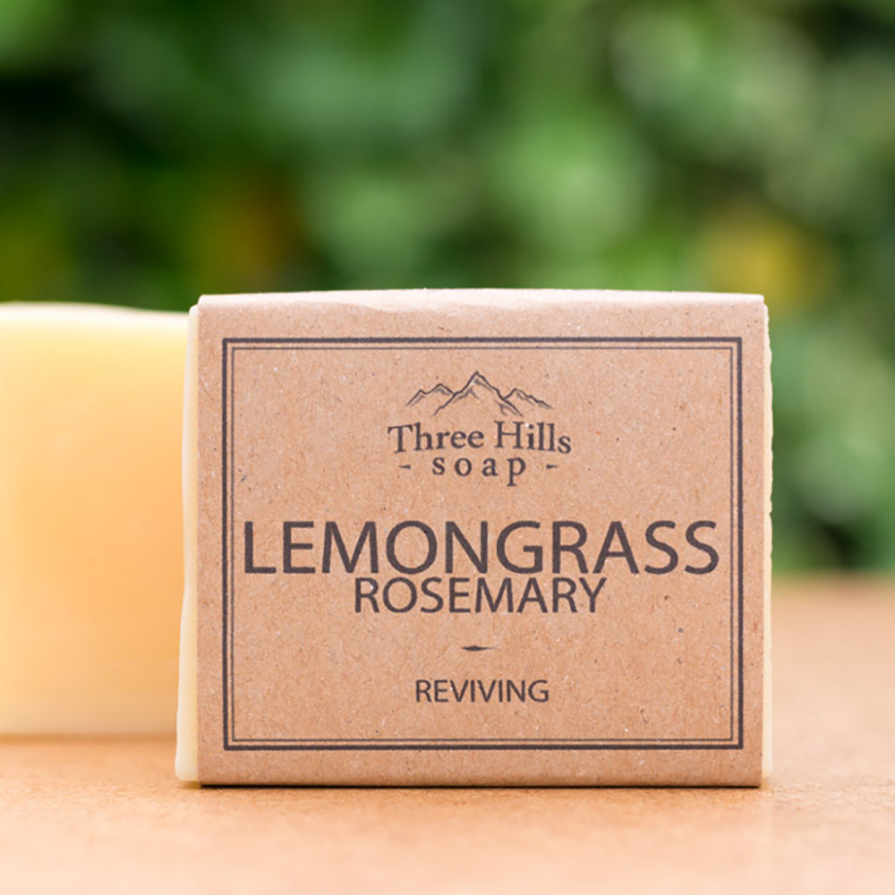 Irish Made Natural Lemongrass Rosemary Scent Soap