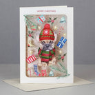 Christmas dog greeting card