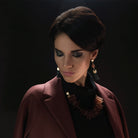 Irish Made Leather Gold Earrings Toronto