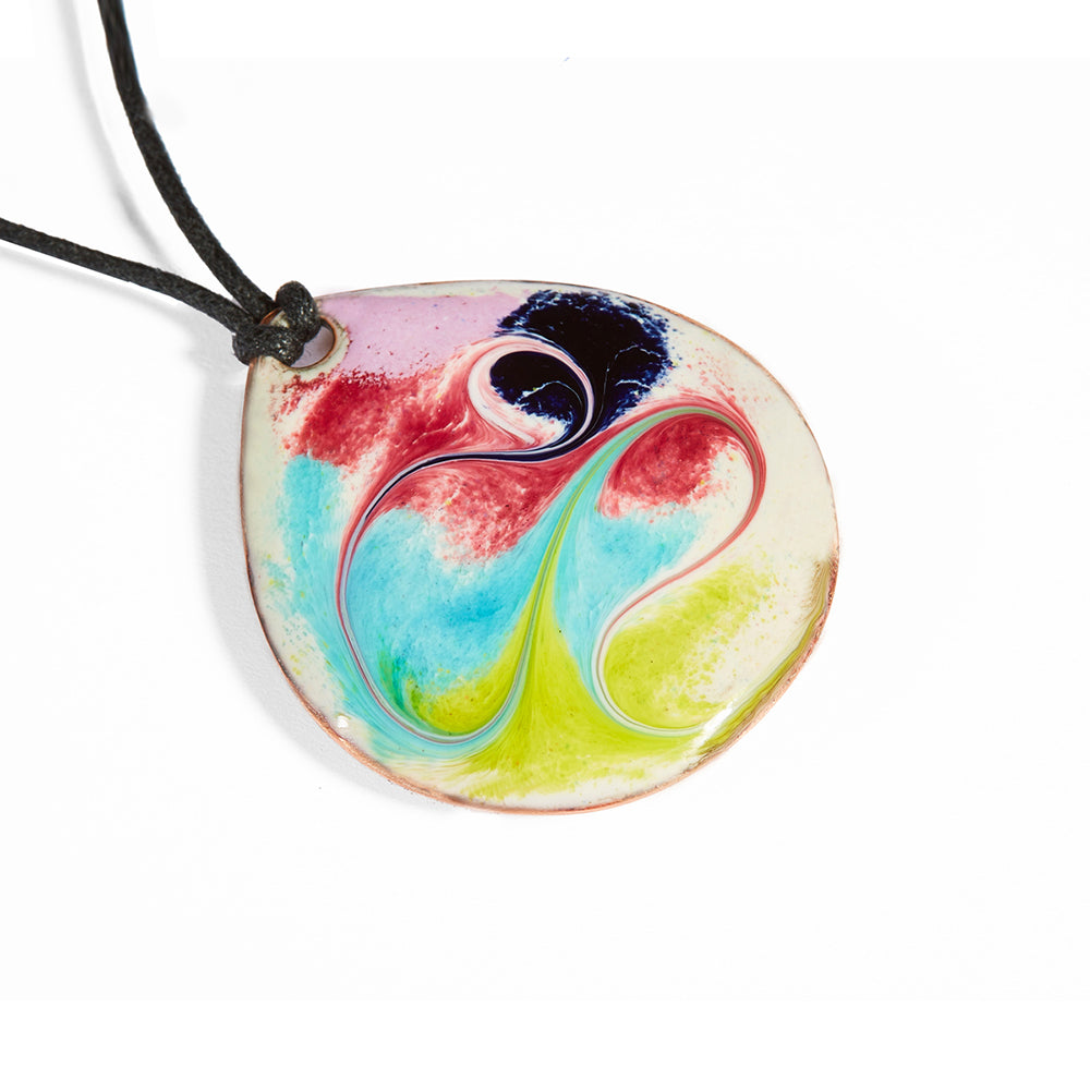 Irish Handmade Enamel Pendant