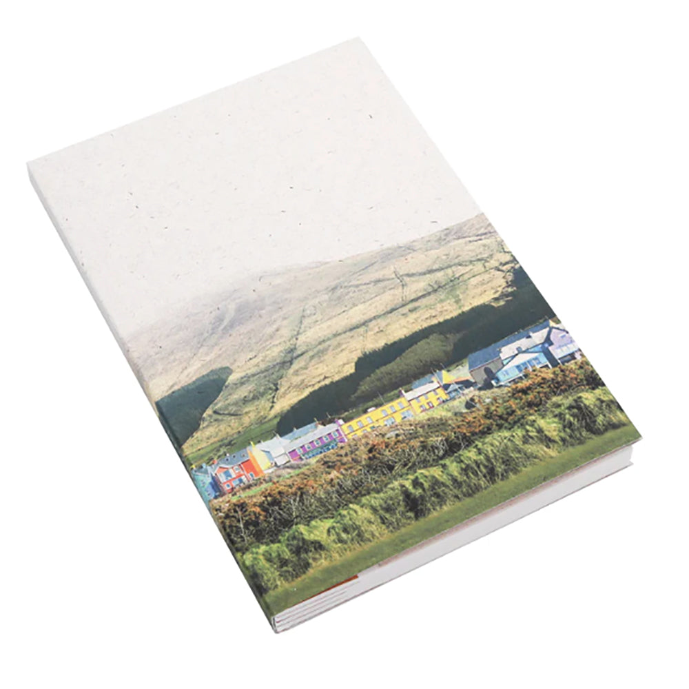 Allihies Cover - Square notebook with coastal village scene.