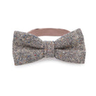 Grey flecked tweed bowtie