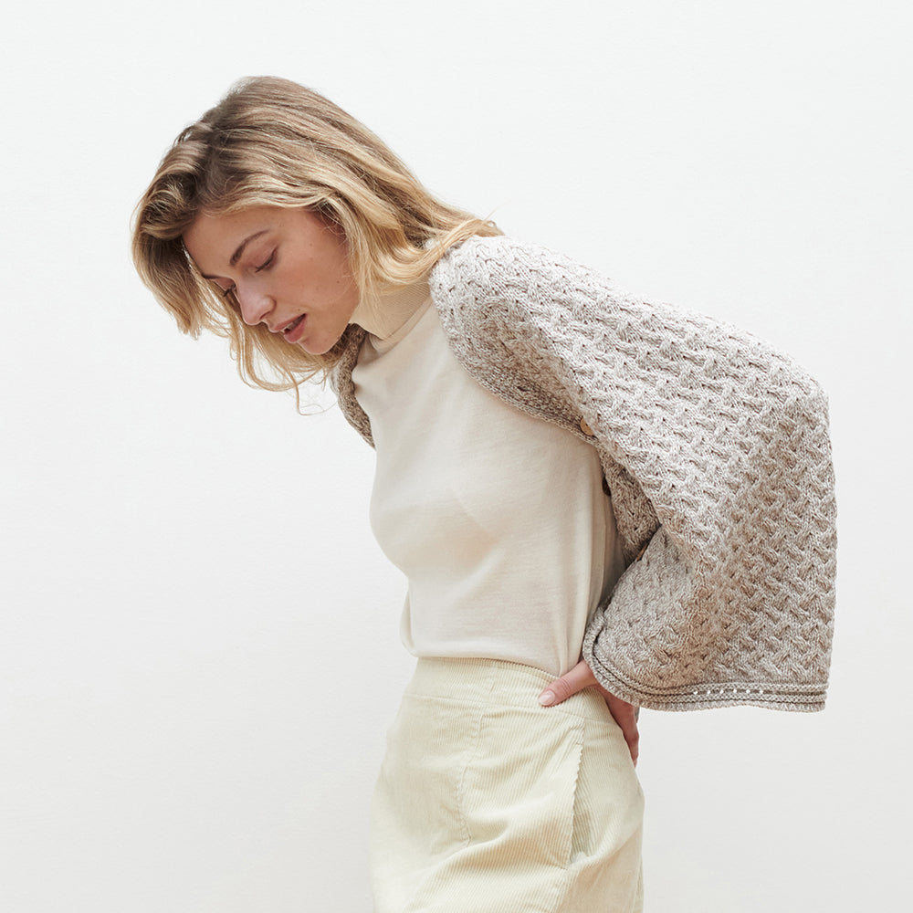 Long cheap cape shrug