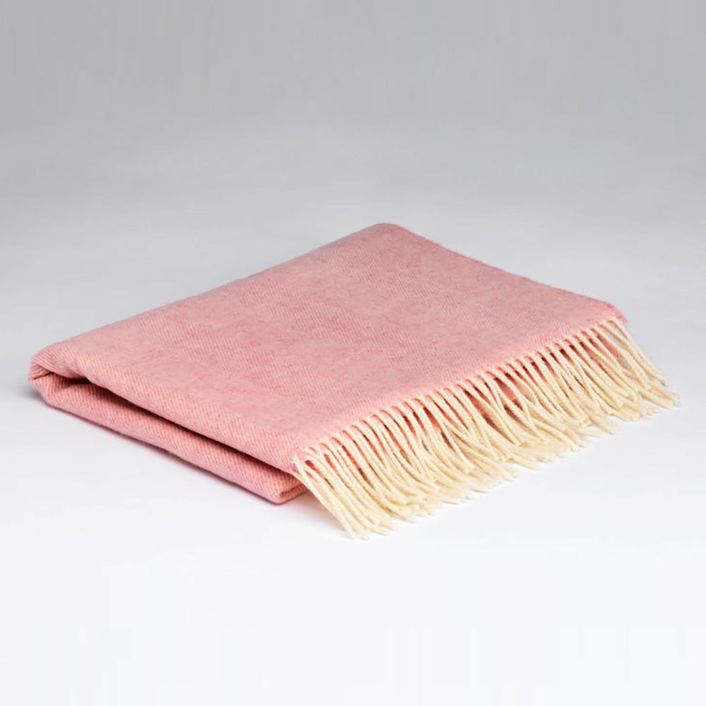 irish lambswool pashmina in pink